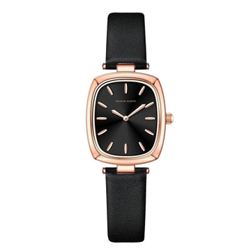 New Elegant Womens Top Brand Watch Original Leather Rose Gold Tone 3Bar Waterproof Fashion Quartz Watches for Women